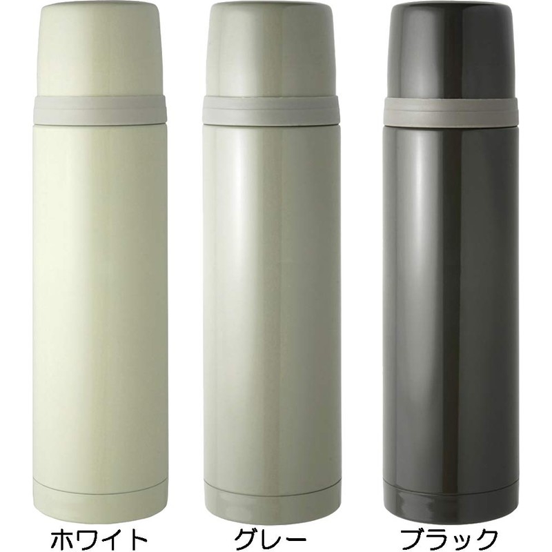 Living magubotoru White 480ml, Enjoy Stainless Steel Bottle