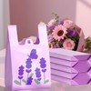 50pcs Purple Small Trash Bags 3 Gallon 4 Gallon for