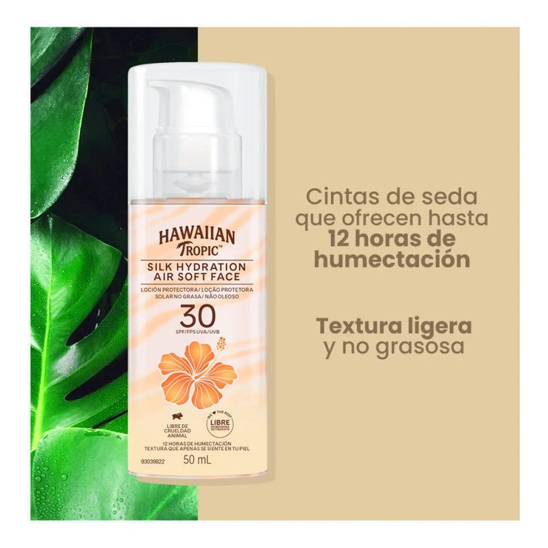 Loción Hawaiian Tropic Silk Hydration Air Soft Fps30 50ml