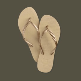 Havaianas - Fantasia, Comfortable, Durable, and Stylish Flip-Flops, Metallic Crossed Straps on the Side, Women