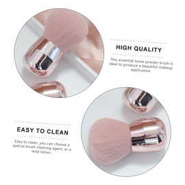 Baluue 3 Pcs Foundation Brush Blusher Brush Makeup Loose Powder Powder Random Style