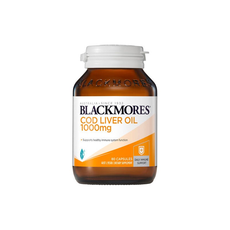 Blackmores Cod Liver Oil 1000mg 80 Capsules
