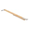 Long Pizza Oven Brush with Scraper Mounted Metal Bristles Pizza