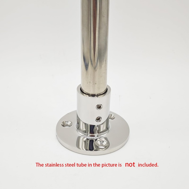 LBKYJ 7/8'' Boat Hand Rail Fitting 90 Degree Round Base