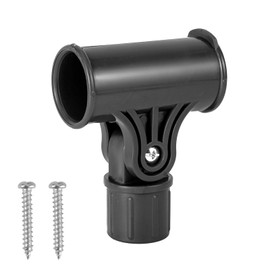 Patio Umbrella Steering Bracket, with 2 Screws Cantilever Umbrella Parts Outdoor Deck Railing Umbrella Mount Replacement Parts Patio Umbrella Holder Accessories for Outdoor Beach Courtyard Accessory