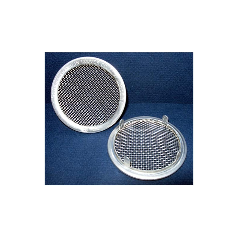 2" Round Open Screen Vent - tab Style - Mill