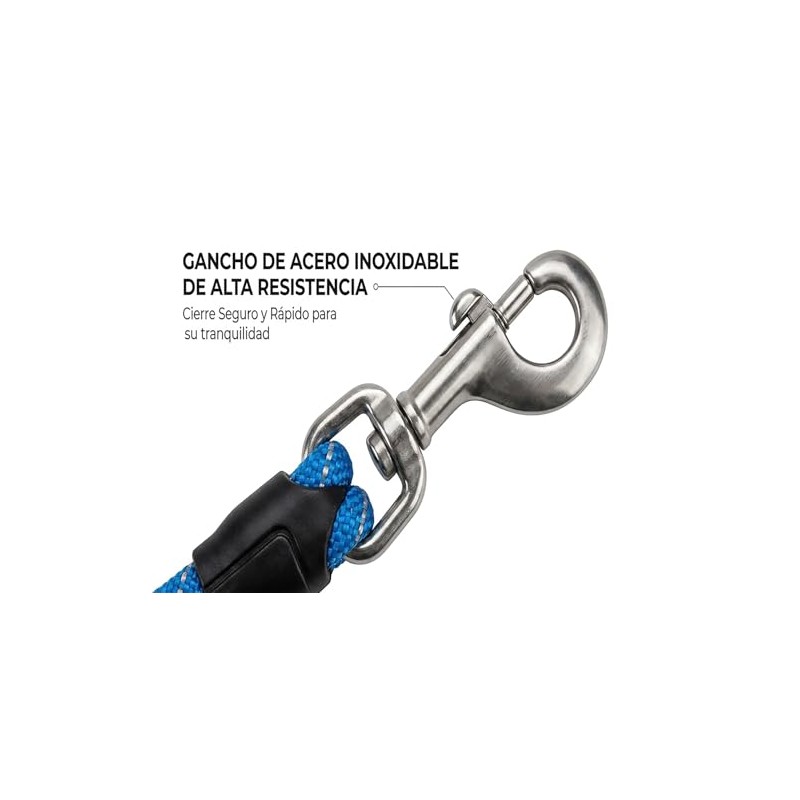 Match & Enjoy Correa para Perros con Asa Acolchada, Correa