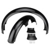Citomerx Mudguard Front Rear Black for Simson S50 S51 S70