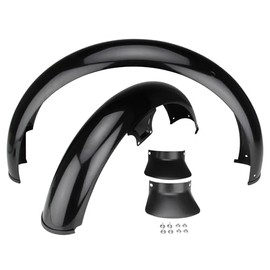 Citomerx Mudguard Front Rear Black for Simson S50 S51 S70 | Includes dirt protection, incl. rivets