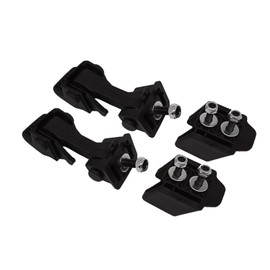 QPQ Hood Latch Catch w/Bracket Compatible with Jeep Wrangler TJ 1997 1998 1999 2000 2001 2002 2003 2004 2005 2006，1 Pair 2Pcs Jeep Hood Latches-Black