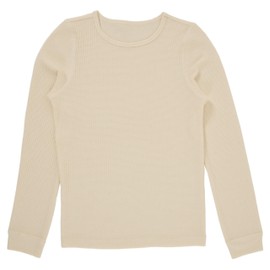 Fruit of the Loom Girls' Premium Thermal Waffle Underwear Set, Natural, 6-6X