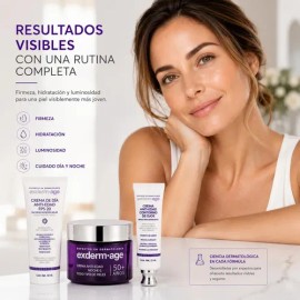 Kit Exderm Age Antiedad Crema Dia + Noche + Contorno Ojos