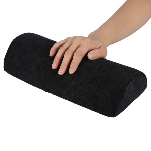 Felenny Nail Art Rest Cushion,Detachable Sponge Zipper Design Nail Pillow Hand Rest, Professional Salon Hand Arm Holder Manicure Pillow Nail Cushion For Makeup Cosmetic Tools
