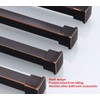 ELLO&ALLO Oil Rubbed Bronze Swing Out Towel Rack for Bathroom