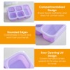 4 Pack Lunch Bento box, Five Compartment Individually Sealed Snack