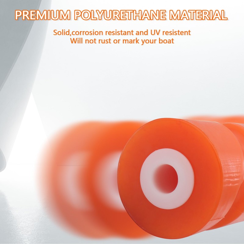 12 Inch Heavy Duty Boat Trailer Roller, Self Centering Keel
