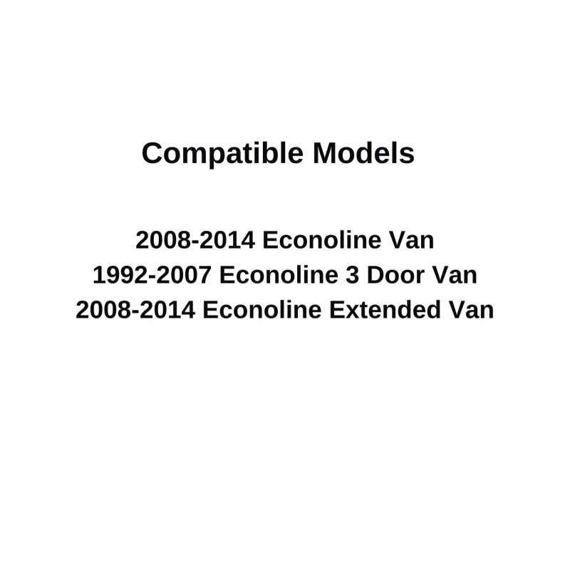 NAGD Fits 1992-2014 Ford Econoline Van Passenger Side Right Front