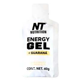 Nt Nutrition Energy Gel 15 Gel Deportivo 15 Unidades Sabor Vainilla Con Cafeína
