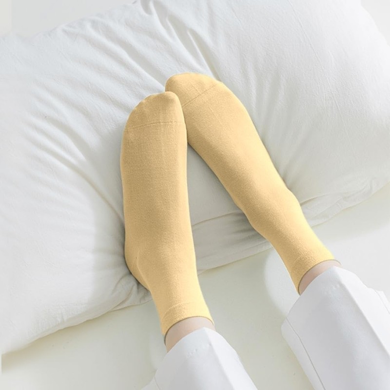 YNOBUN Women's Socks, Autumn, Winter, Antiperspiration, Deodorizing, Medium Folding Socks,
