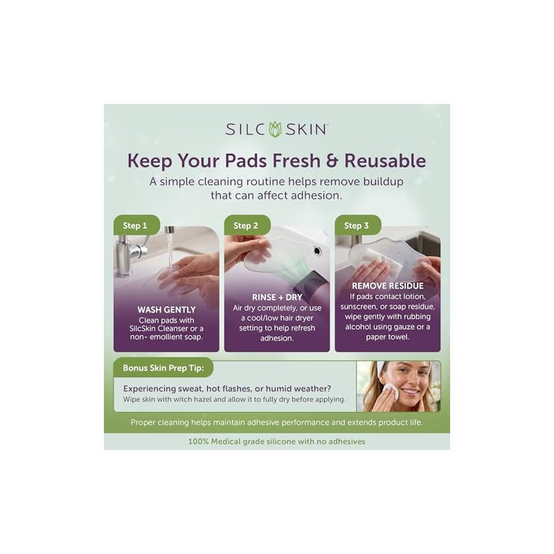 Silc Skin Almohadilla de escote para ayudar con las arrugas