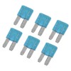 QUARKZMAN Pack of 6 Car Mini Blade Fuses 15 A