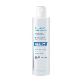 DUCRAY, Keracnyl Loción Purificante Facial, Cierra Poros y Matifica, Para Piel Grasa o con Tendencia Acnéica, 200ml