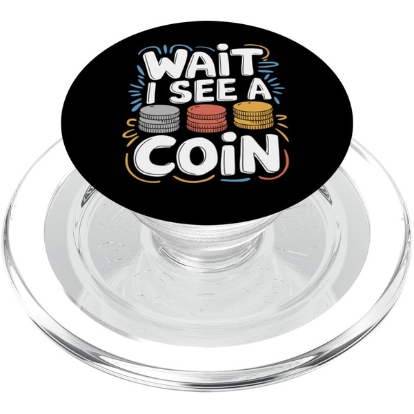 Numismatics Numismatist Coin Collecting and Coin Collector PopSockets PopGrip for