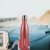 BJPKPK Botella de agua de acero inoxidable -17 oz -Doble
