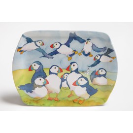 Puffins Scatter Tray by Emma Ball