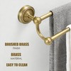 Adjustable Double Towel Bar, Antique Brass Wall Mount Towel Rack