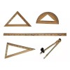 Didakta Paq. De 3 Juegos Geométricos De Maestro, Madera 5