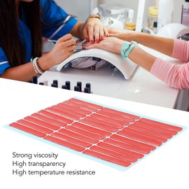 10 Sheets Nail Art Fixing Tape, Nail Color Display Stand, Nail Art Double Sided Tape for Nail Salon Color Palettes