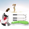 Desktop Golf Pen Set 3 Ballpoint Pens and Mini Bag