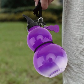 Bewinner Gourd Water Bottle, Gourd Sports Travel Water Bottle for Gym, 800ML Chinese Retro Inspired Gourd Style Water Bottle, Game Peripheral Gourd Water Bottle for Outdoor