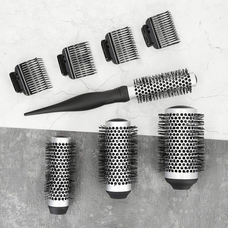 T4B LUSSONI 4 Piece Professional Antistatic Styling Brush Set with