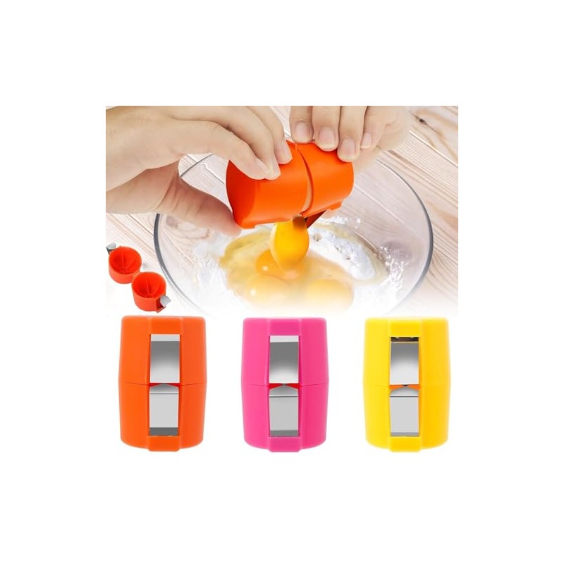 3Pack Egg Shell Opener Handheld,Egg Cracker Tool for Hard Boiled