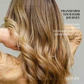 Bandi Provides a Tailored Hair Serum and Conditioner for Damaged Hair. This Leave-in Formula Controls Frizz and Enhances Shine. Transform Your Hair Care Routine with Bandi.
