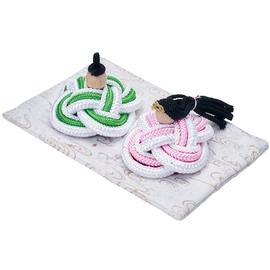 Smart-Eye Hina Dolls, Wooden, Compact, Fashionable, Made in Japan, Set of 2 (Hinamatsuri Dolls) (White)