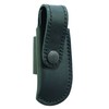 Schwarzes Leder-Etui, für Messer mit 10 cm Heftlänge, quer zu