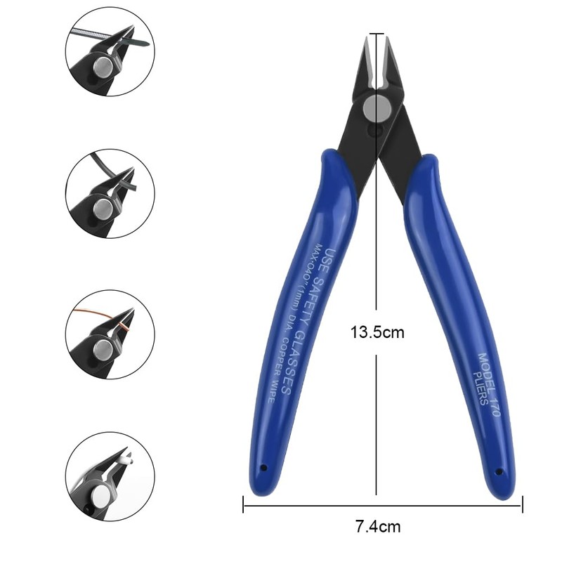 Ainiv Precision Tweezers Set, 11PCS Anti-Static ESD Tweezers Set with