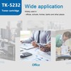 LOVPAIN TK5232 TK-5232 4-Color Toner Cartridge Set (4 Pack, 1BK/1C/1M/1Y)