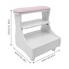 Foot Bath Stool Foot Bath Trolley Foot Rest with 4