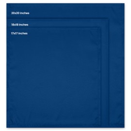 Utopia Home Royal Blue Cloth Napkins (12 Pack, 17x17 Inches), Ideal Dinner Napkins for Party, Wedding and Lunch/Dinner