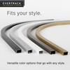 EverTrack Curtain Track - Corner Section for Ceiling Curtain Track