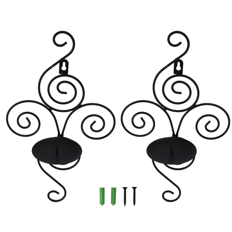 Wall Mounted Candle Stick Elegant Candle Holder for Living Room