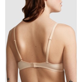 Victoria's Secret Pink Wear Everywhere Push Up Bra, Padded, Smoothing, Bras for Women, Beige (32A)