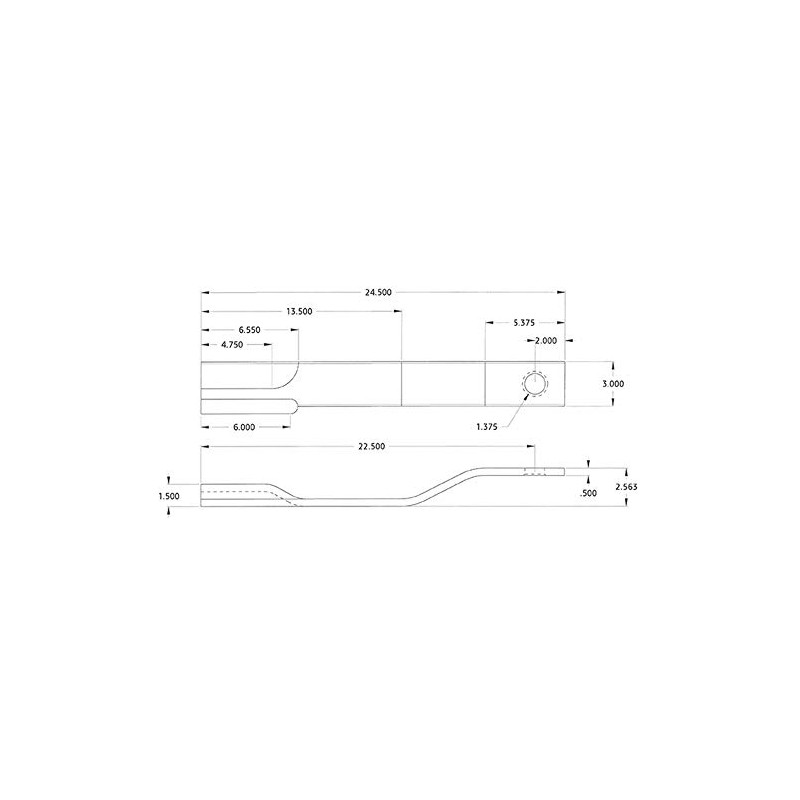 Rancher Supply Bush Hog Blade Pair CCW