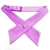 TopTie Criss-Cross Tie, Girls' School Uniform Cross Tie-Gold