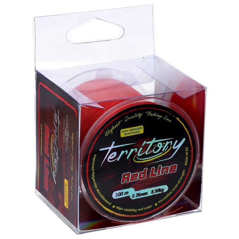 Micado Territory Red Line Carp Fishing Line 300 m 0.26