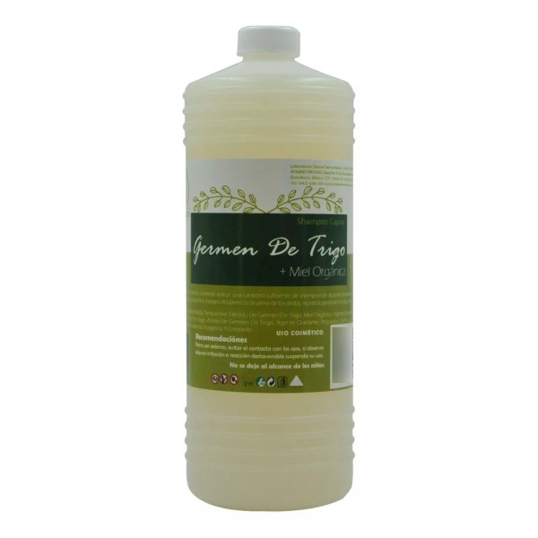 Productos Mart Mexico Shampoo Capilar Germen De Trigo & Miel Orgánica (1 Litro)
